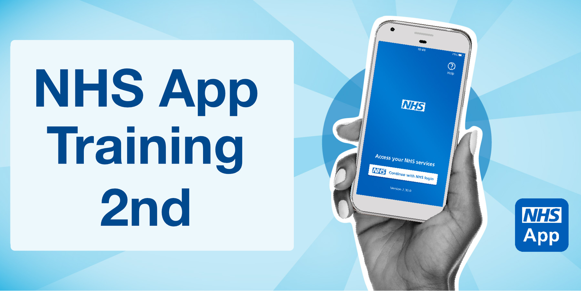 NHS App Training 2nd Commission