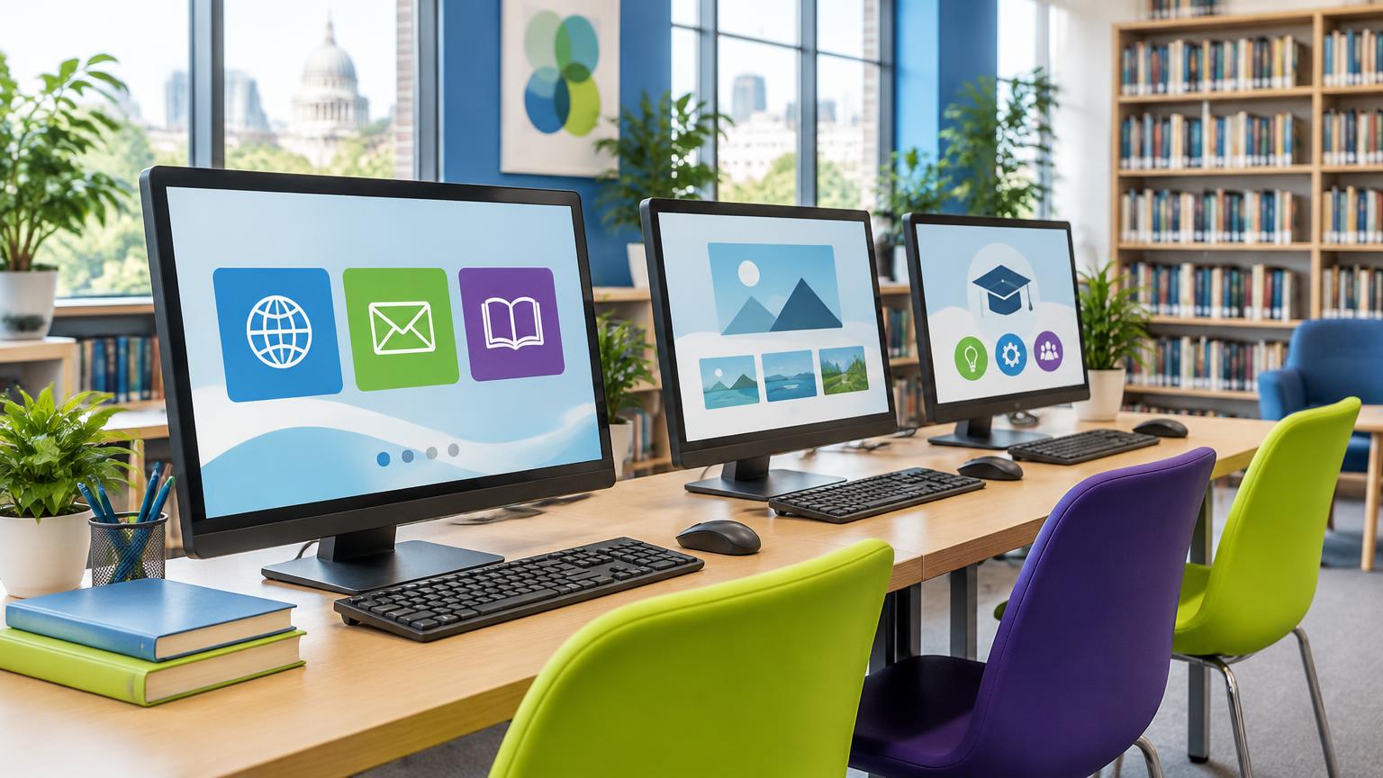 Digital learning illustration for North Paddington Digital Confidence Project